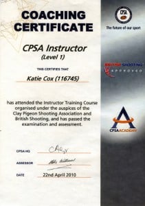 Coaching Certificate