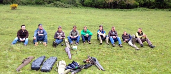 Stag do, stag doo shooting, clay shooting group, shooting school Exmoor, clay shoot classes