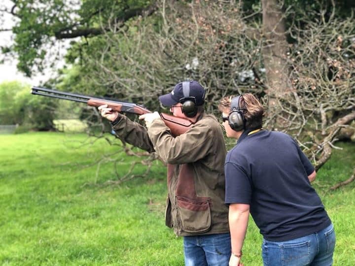 Clay Shooting tuition North Devon for all ages and abilities
